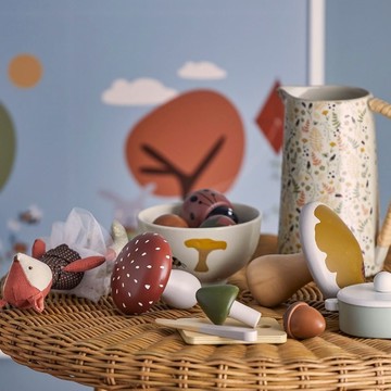 Bloomingville 木製野菇森林8件組