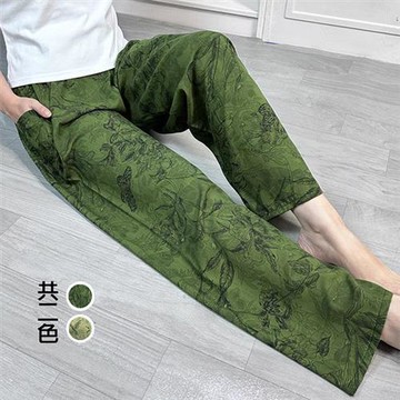 【韓國K.W.】韓國專櫃級雙色風尚柔棉稠家居褲睡褲(女睡衣/家居服/長褲/運動)