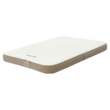 Naturehike 挪客 遊夢拉絲內置泵充氣床墊 雙人  200 x 150 x 20cm  冰咖色