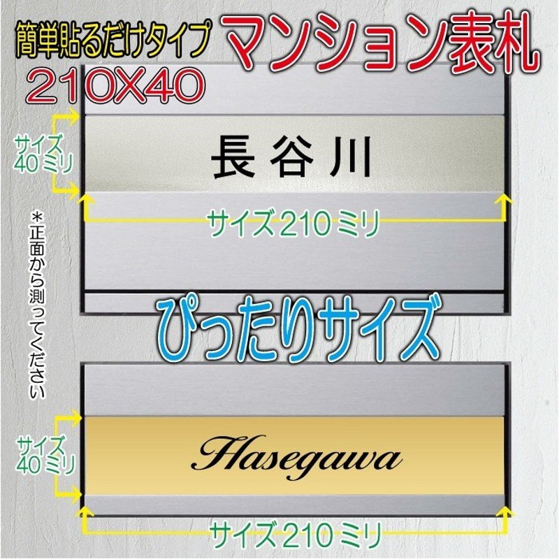 56%OFF!】 マンション 団地 集合住宅用表札 アクリルプレート Lサイズ208 x 38mm R1001 