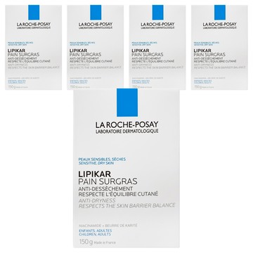 LA ROCHE POSAY 理膚寶水 滋養皂  150g  5個