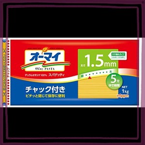 オーマイ スパゲティ1.5MMチャック付き 1KG