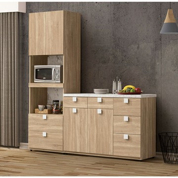 【多木家居】木斯MOOSE-523/180公分組合餐櫃