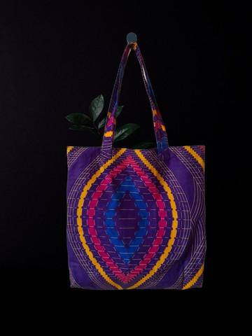 手工非洲布藝單肩包，布袋，包