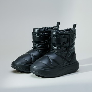 FILA PUFFER BOOTS 中性保暖雪靴-黑 4-C631Z-001