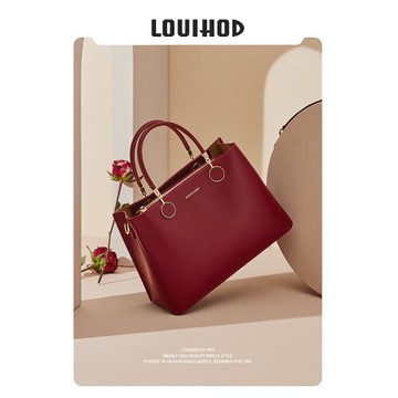 新娘結婚包包2024新款女大容量本命年紅色手提包媽媽單肩女包婚包