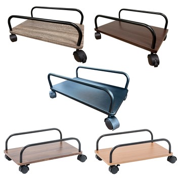 【拜爾家居】活動式主機架-皇橡  MIT台灣製造  活動架