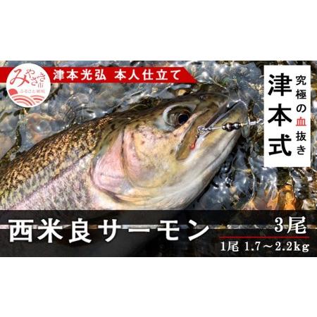 ふるさと納税 《津本式》西米良サーモン３尾 〜津本光弘本人仕立て〜 宮崎県宮崎市