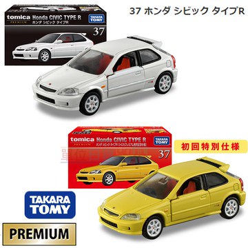 『 單位日貨 』日本正版 TOMICA 本田 TYPE-R 一般+初回 白金 黑盒 合金 小車 NO.37