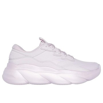 Kixpress-Skechers Vapor Step 女 運動休閒鞋 老爹鞋 輕量 回彈 透氣 舒適 粉紫 [150083LAV]