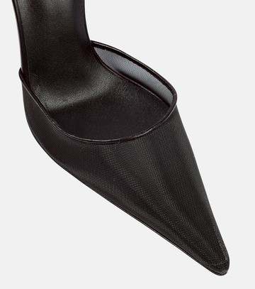Magda Butrym Embellished mesh and leather pumps