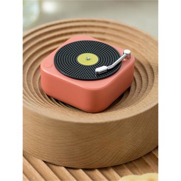 創意黑膠唱片機藍牙音響便攜無線便攜式復古小音箱可愛少女心音響