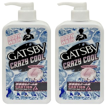 GATSBy 台灣公司貨 魔法激凍沐浴露 冰涼蜜桃  250ml  2瓶