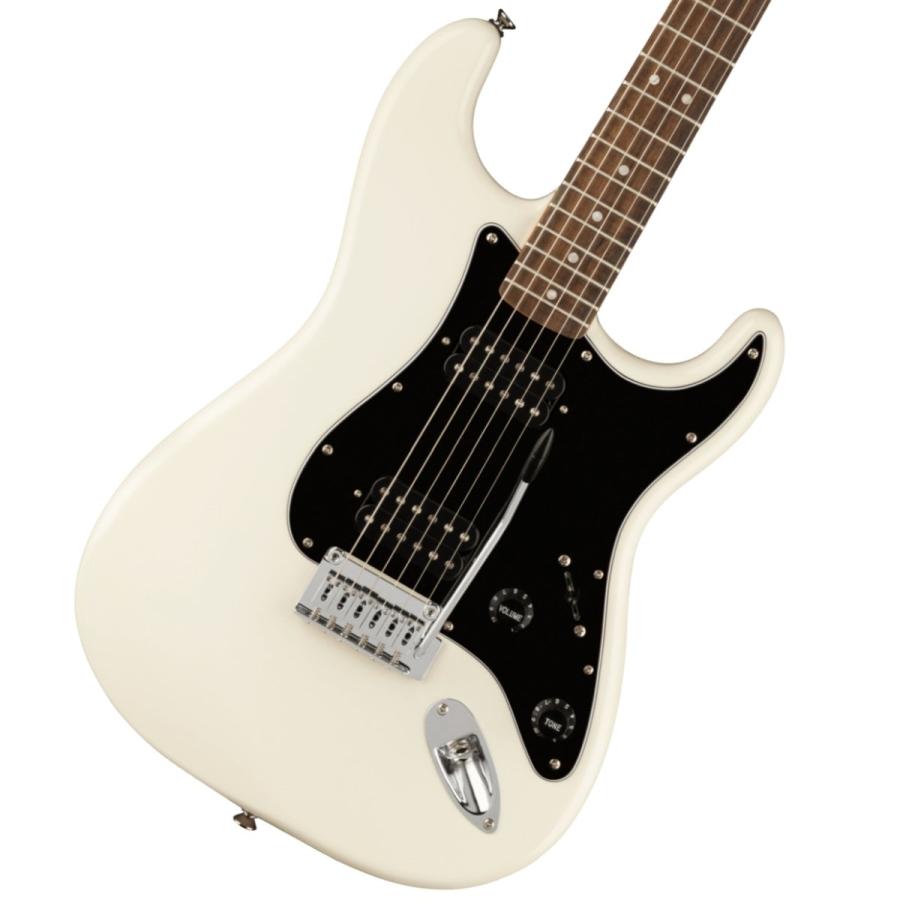 Squier by Fender   Affinity Series Stratocaster HH Laurel Fingerboard Black Pickguard Olympic WhiteYAMAHA GA15IIアンプ付属初心者セット