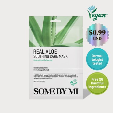 SOME BY MI Real Aloe Soothing Care Mask Sheet 1P