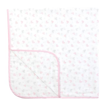 vivibaby 迪士尼 超柔紗布四方紗布浴巾  粉色  1條