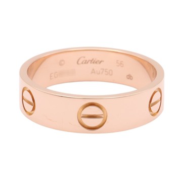 Cartier 卡地亞 Love 戒指 18K玫瑰金 56 B4084800 二手精品 【二手名牌BRAND OFF】