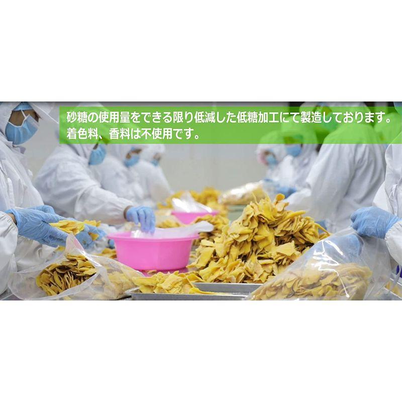 ソフトドライマンゴー カンボジア産 スライスカット 砂糖使用量を低減した低糖加工 着色料・香料不使用 おかえりマンゴー ケオロミート種 KI