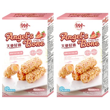 Angel's Bone 天使好棒 草莓巧克力杏仁捲  80g  2盒