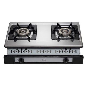 (全省安裝)喜特麗二口嵌入爐瓦斯爐天然氣JT-GU205S-NG1 ★送7-11商品卡100元