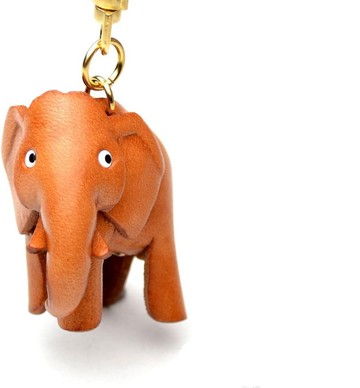 老虎 虎 紋動物園 真皮鑰匙圈 吊飾 日本手工 立體造型 VANCA