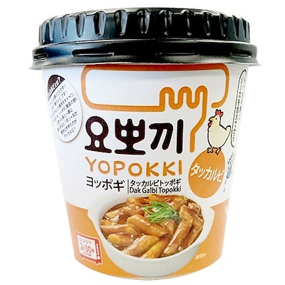 モチモチ 即席 ヨッポギ タッカルビ 1個 カップ トッポキ 韓国 食品 おやつ お菓子 おつまみ