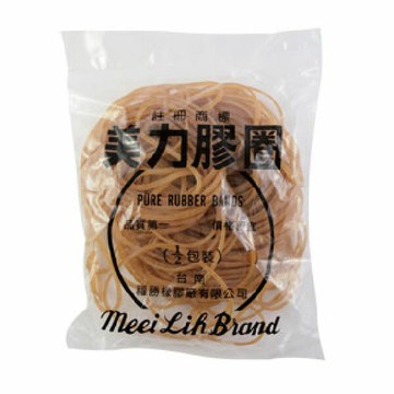 美力牌 橡皮圈 30號 81mm 橡皮筋 黃色 4兩 /包【APP滿額下單10%點數(單一帳號最高5000點)】1/31止