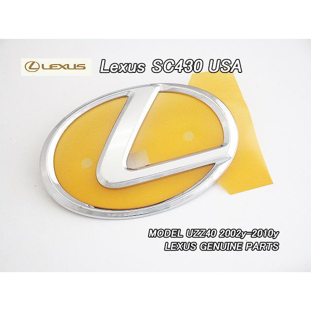 ソアラUZZ40/LEXUS/レクサスSC430純正USエンブレム-リアセンターL ...