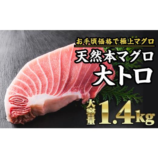 ふるさと納税 三重県 尾鷲市 天然本マグロ  大トロ 　大満足1.4kg　CH-71