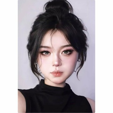 現貨+預購 假瀏海全真髮假髮補髮片-蓬鬆中分八字女假髮2色74ka10【獨家進口】【米蘭精品】