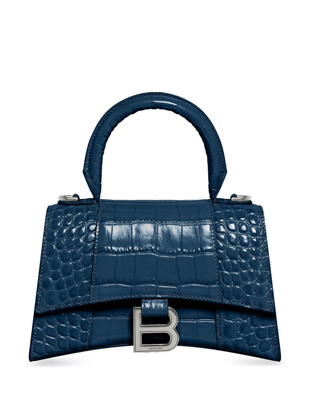 Balenciaga - Hourglass mini tote bag - women - CALFSKIN - One Size - Blue