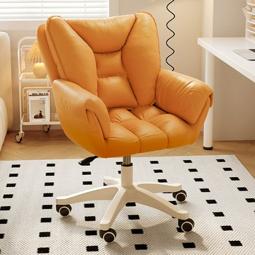 【免運/可開票】 電腦椅 辦公椅 電競椅 人體工學椅 電腦椅子家用舒適女生臥室化妝椅宿舍大學生書桌久坐靠背升降轉椅