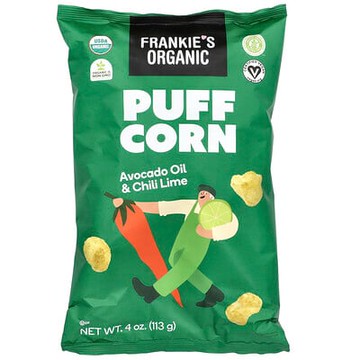 Frankie's Organic, 爆米花，酪梨油和辣椒酸橙，4 盎司（113 克）