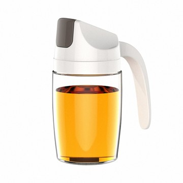 【挪威森林】自動開合倒油瓶/儲油瓶300ml (倒油壺/儲油壺/醬油瓶/調味瓶)沉穩灰
