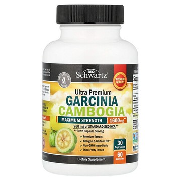 BioSchwartz, Ultra Premium Garcinia Cambogia, Maximum Strength, 60 Capsules