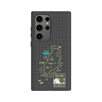 Galaxy S24 Ultra SolidSuit 黑 - Nature Explorers 自然探索指南 - 探索指南（夜晚的阿爾卑斯山）