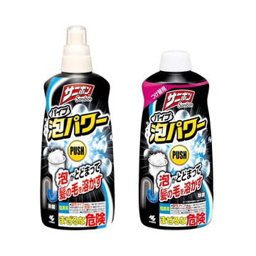 【蝦皮直營】日本 小林製藥 Sanibon 泡沫排水管 水管清潔劑 毛髮分解 疏通劑 本體/補充瓶400ml 排水管除臭