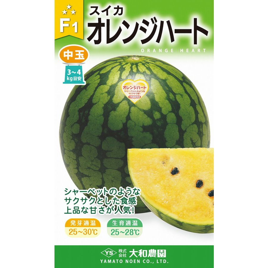 スイカの種 新大和二号 小袋 ( 野菜の種 ) - 果菜