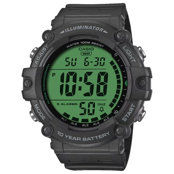 CASIO卡西歐 GENERAL系列  AE-1500WHC-1AV  個性大錶徑數位電子錶 綠面  51.3mm｜樂天全館特惠中★指定刷卡回饋10%