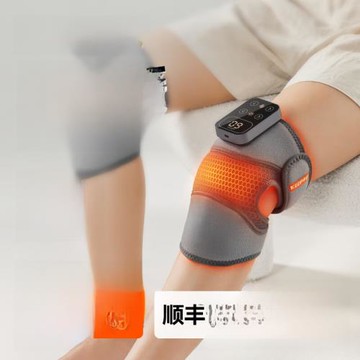 科普菲膝蓋按摩器電加熱關節疼痛腿部保暖發熱護膝艾草老寒腿理療