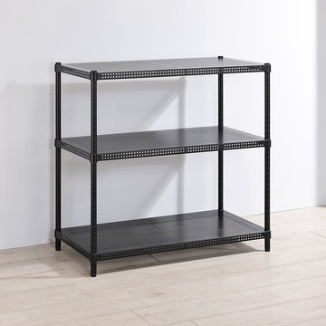 aaa耐重沖孔式三層烤漆置物架 90x45x90cm - 2色可選