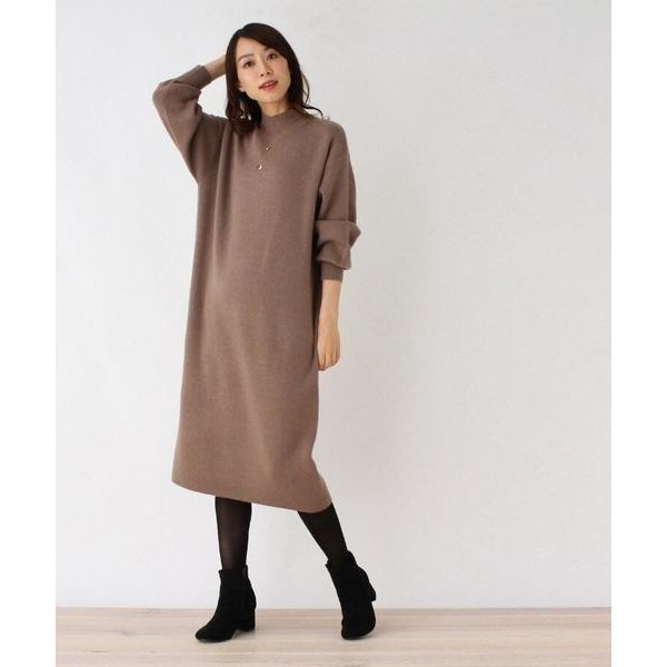 Opaque Clip オペーク ドット クリップ 洗える 42 Ll Web限定サイズ ハイネックサックニットワンピース 通販 Lineポイント最大0 5 Get Lineショッピング