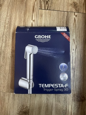 【麗室衛浴】 德國GROHE 沖洗器 27513 鉻色 含軟管掛杯
