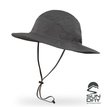 【SUNDAY AFTERNOONS】抗UV防水透氣圓盤帽 Ultra Storm Boonie(暗夜灰)_3A11919B
