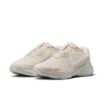 NIKE 慢跑鞋 女鞋 運動鞋 緩震 W STRUCTURE 26 ESS 米 IO9917-100 (3W5984)