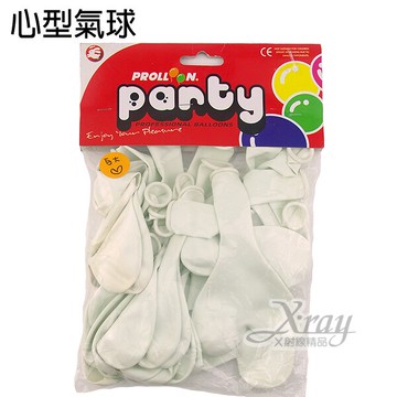 12吋心型氣球-白(27入)，愛心氣球/空飄氣球/婚禮佈置/會場佈置/生日派對/園遊會/party，X射線【Y544179】