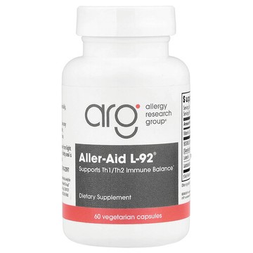 Allergy Research Group, Aller-Aid L-92®，60 粒素食膠囊