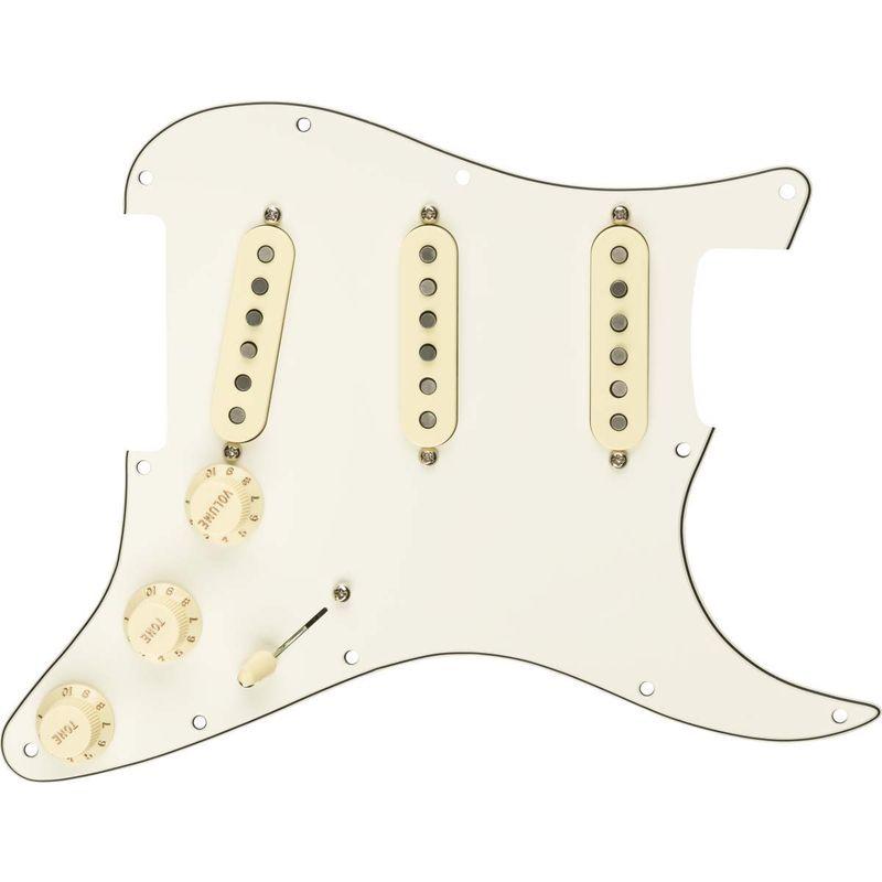 Fender ギターパーツ Pre-Wired Strat Pickguard, Custom Shop Fat s SSS, Par