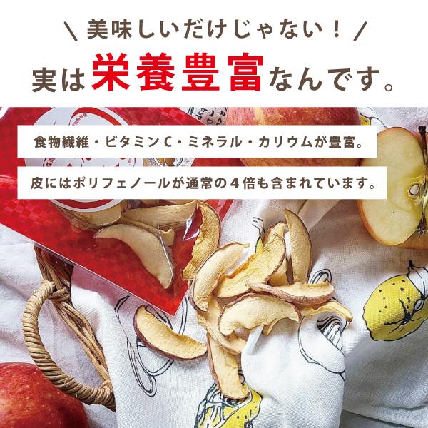 りんご 送料無料 しないりんご ふじ＆紅玉 200gセット 合計2袋 青森県産 乾燥りんご ドライフルーツ 無添加 砂糖不使用 お菓子 プレゼント ギフト 宅配便