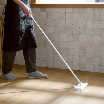 免手洗靜電除塵平板拖把組(附40片靜電除塵布) 單一規格